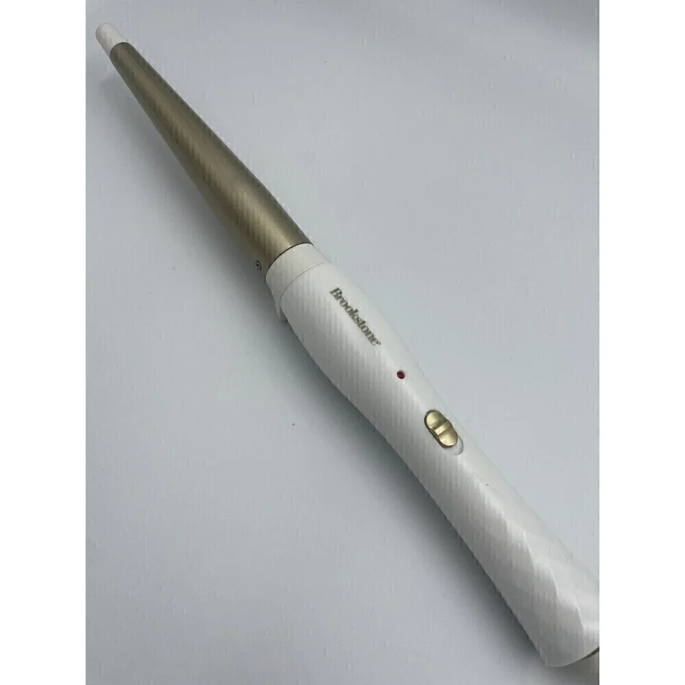 Brookstone glamour waves conical curling wand Iron 1”